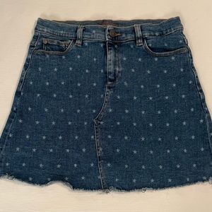 DL1961 🫐Jenny Mini Skirt denim with stars Size 16
